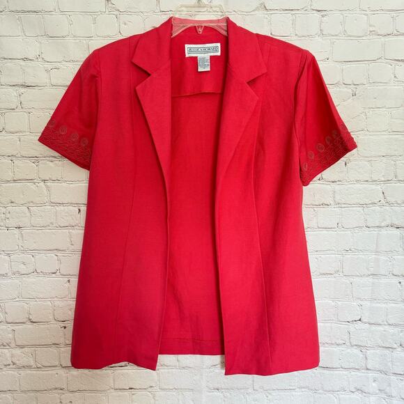 VTG Jessica Howard Wms 10 Linen Blend Sleeveless Maxi Dress With Matching Jacket - Picture 10 of 14